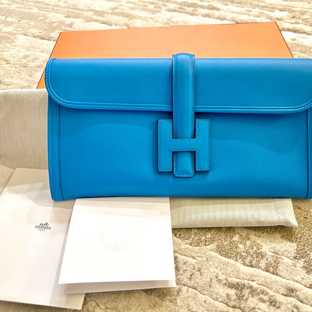 Brand new HERMES Jige cluth elan 29 swift